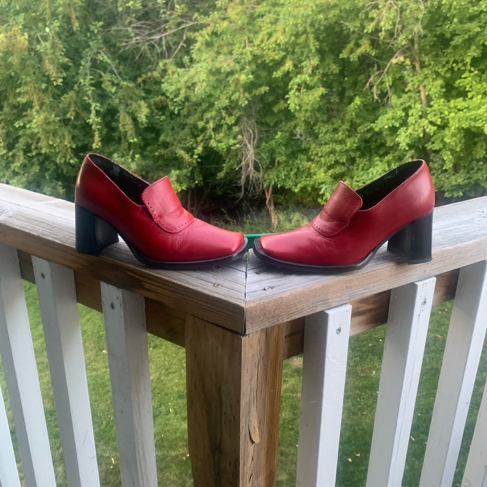 BRONIX vintage heeled loafers - Picture 10 of 11